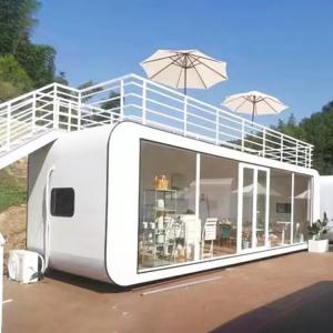 Quality suppliers container apple cabin home prefabricated house modern luxury manufactured homes prefab house made wholesale