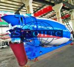 High Performance Truck Bodies 8 - 10 Cbm Volume Concrete Mixer Tank