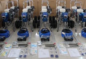 Quality Large Gasoline Powered Airless Paint Spraying Equipment With High Pressure Hose wholesale