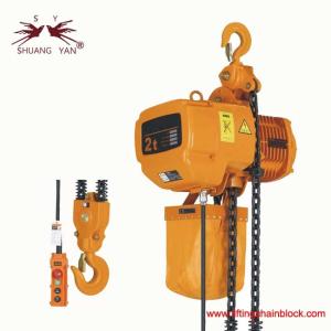 Quality 2 Ton / 19.6kN Switch-controlled or remote-Controlled Electric Chain Hoisting Equipment 220V-440V wholesale