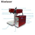 20W 30W 50W 70W Small Portable Fiber Laser Marking Machine Can Cola Desktop