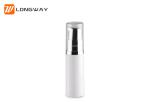 5ml Plastic PP Airless Lotion Bottle Silvering Color For Cosmetic Packaging