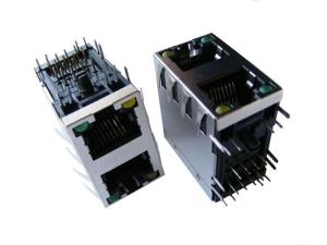 Quality RJ45 connector 2*1 +LED wholesale
