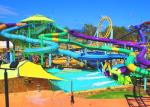 Amusement Park Outdoor Pool Fiberglass Water Slide