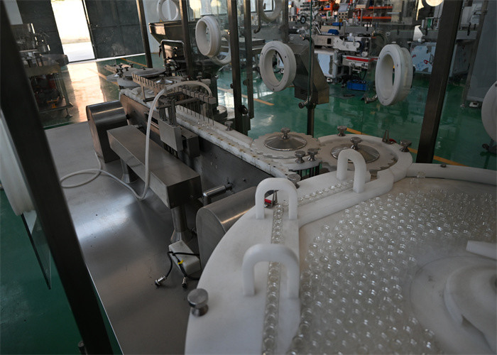 2-30ml Pharmaceutical Vial Filling Machine Aseptic Washing Drying Filling Stoppering Line with Isolator and Class A LAF System, GMP Compliant