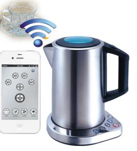 Quality WiFi Smart Kettle 1.8L 2200W British STRIX Thermostat Stainless Steel CE CB Approval wholesale