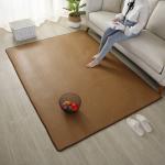 Ice Silk Floor Carpet Rug Living Room Rattan Floor Runner For Cool Summer