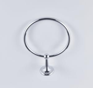 Quality Bathroom Brass Ring Towel Holder Easy Install Wall Mount Accessory wholesale