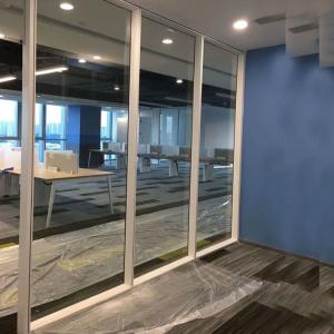 Quality Thickness 8mm Glass Office Dividers Partitions Stability Safety wholesale