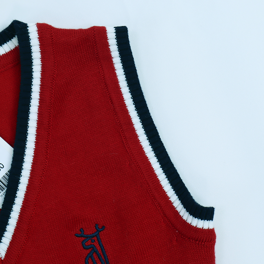 Stock Kids Clothes School Uniform Sweater Primary School Kids Uniforms Waistcoat Baby Vests