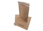 370x450mm Biodegradable Paper Bags 80mm Flap Recycled Kraft Paper Bags