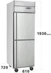 500L Stainless Steel Commercial Freezer,Kitchen Appliance Refrigerator , Large
