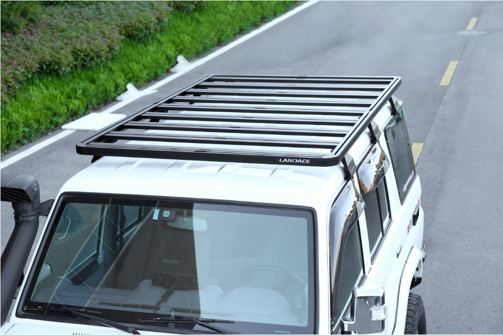 2110X1195 Customized Aluminium Powder Coated Luggage Basket Roof Rack Ideal for LC150