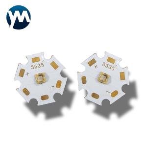 Quality High Power 3W LED UV Chip 20mm Copper Plate for Flashlight Curing Lamp wholesale