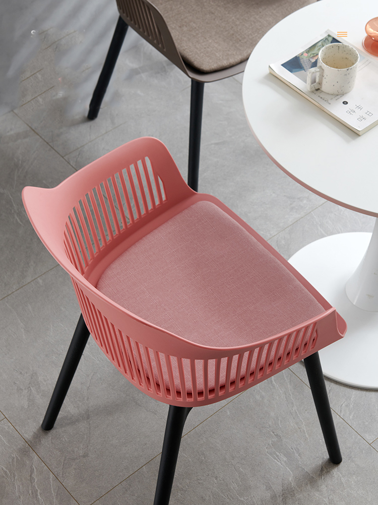 Blue Orange Coloured Plastic Dining Chairs Apartment Plastic Chairs For Dining Table