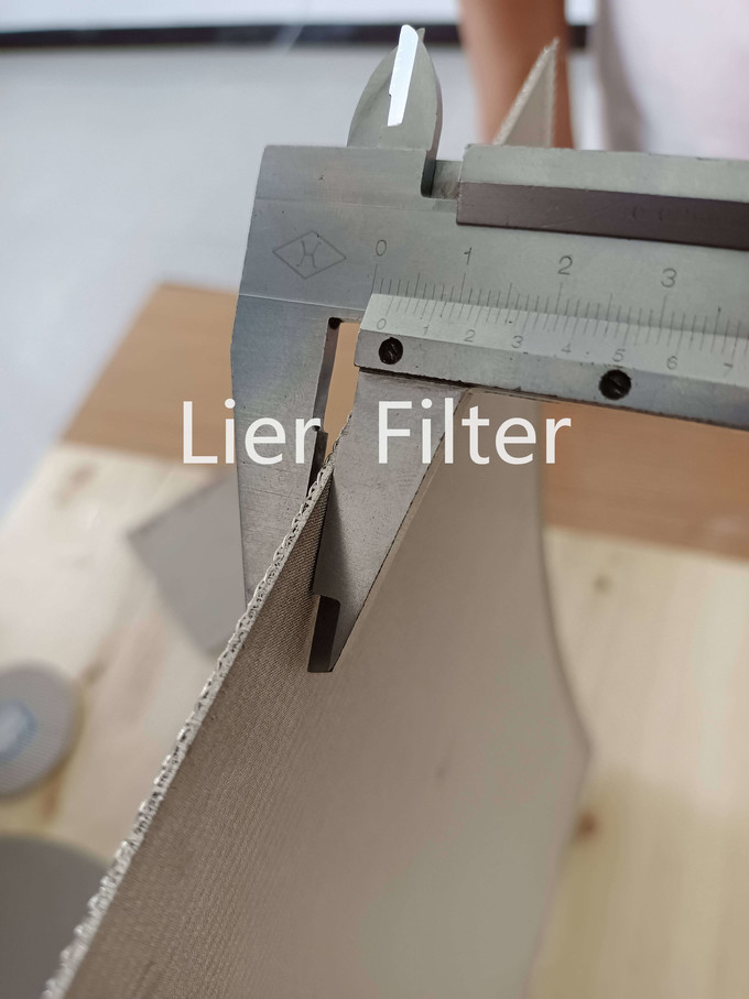 High Mechanical Strength Stable Sintered Metal Filter 1.7mm Thick