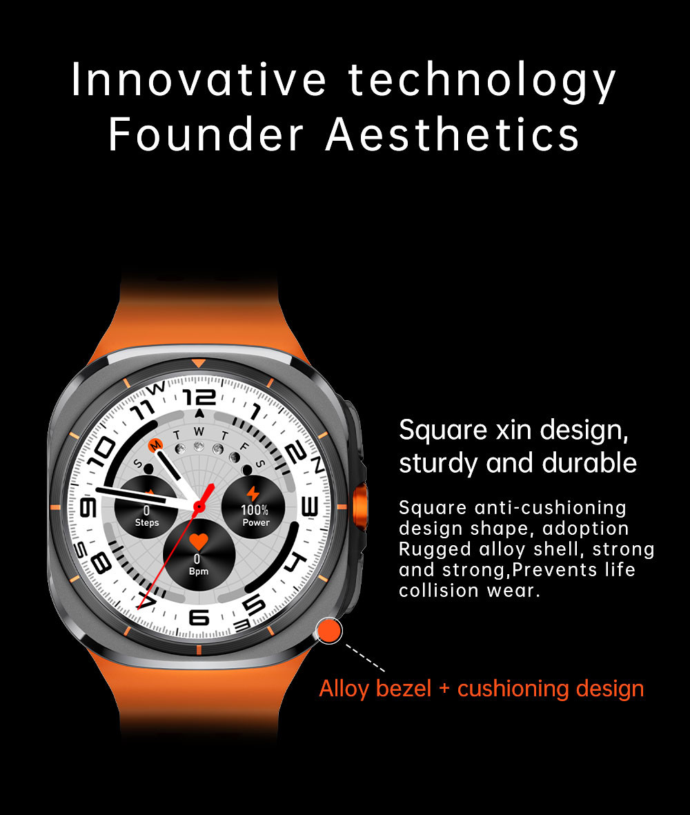 U8 Ultra AMOLED Android 9.0 Smart Watch Men 5G SIM Card WiFi GPS Rotating Camera Sport