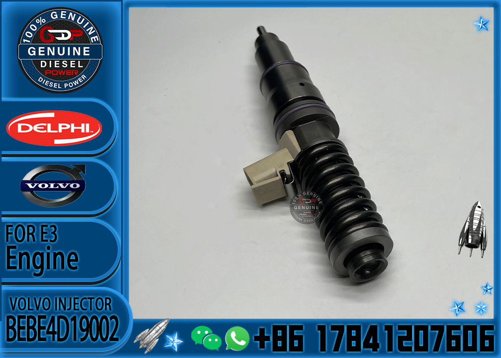 Diesel Fuel Injector BEBE4D24103 BEBE4D05001 BEBE4D17001 BEBE4D21001 BEBE4D19001 33800-84820 BEBE4D19002 for VOL