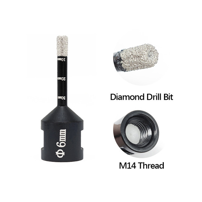 45Mn Diamond 6mm 12mm 14mm Masonry Drill Bit Set For Power Drill