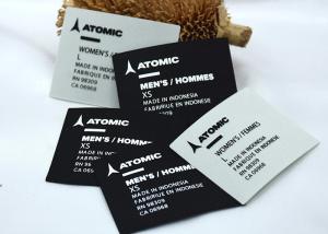 Quality OEKO-TEX 3D Silicone Clothing Labels Flat Screen Printed Patches wholesale