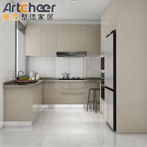 Quality Complete Sets of Stainless Steel Wood Kitchen Cabinets for Customized Color Options wholesale