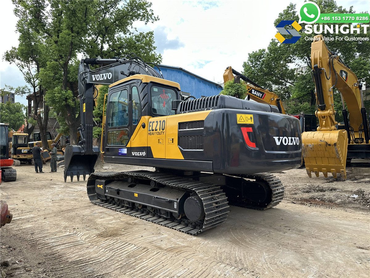 Used Excavators Volvo EC210 Hydraulic Crawler Volvo 210 EC210B EC210D Excavator