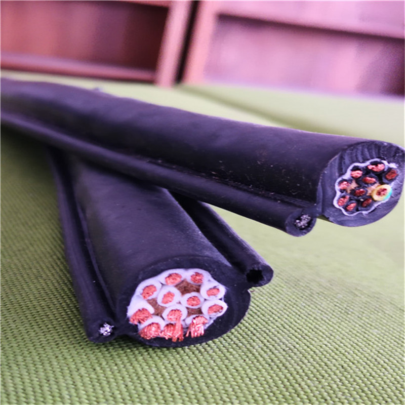 Round Pendant Control Cable with 1 Steels For Crane and Lifter RVV1G 8*1.0MM2