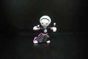 Quality White Hair Woman Rose Action Figure , Personalised Action Figures 5 Inch wholesale