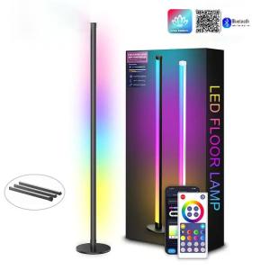 China Black Colour Changing Floor Lamp Power 10W Multi Colored Floor Lamp on sale