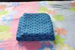 blue anti slip yoga mat towel
