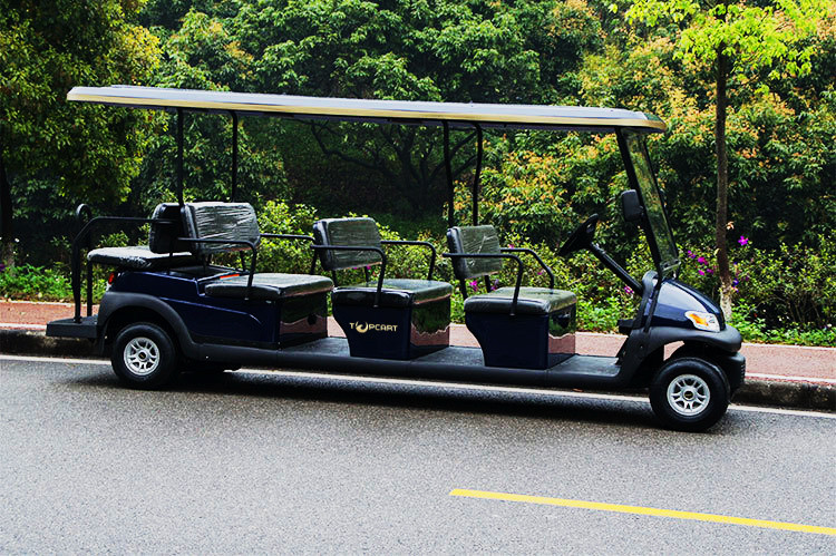 11 Passenger Multi Passenger Golf Carts Sightseeing Car For Tourist Resort