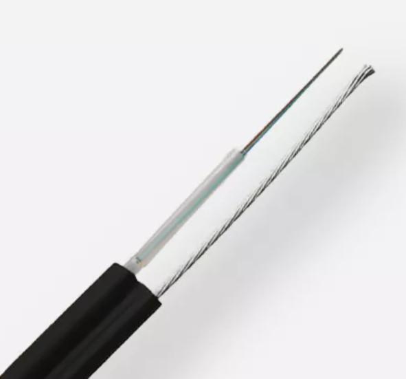 GYXTC8Y Outdoor Fig8 Fiber Optic Cable 2 4 6 8 12 Core Aerial Steel Wire
