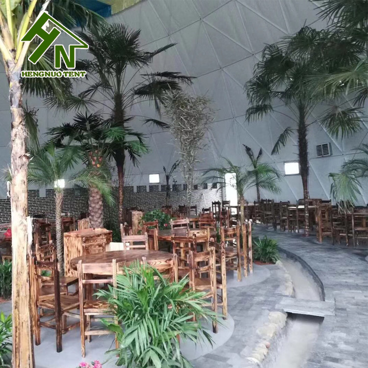 Diameter 35m Plastic Big Igloo Dome Tent 800-1000 Person Restaurant