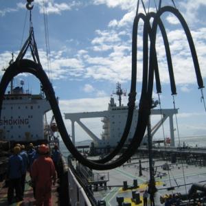 Quality OCIMF Natural Rubber Floating Marine Oil Hose With Flange wholesale