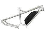 29er White Electric Bike Frame Disc Brake Lithium Battery Cell With Polished