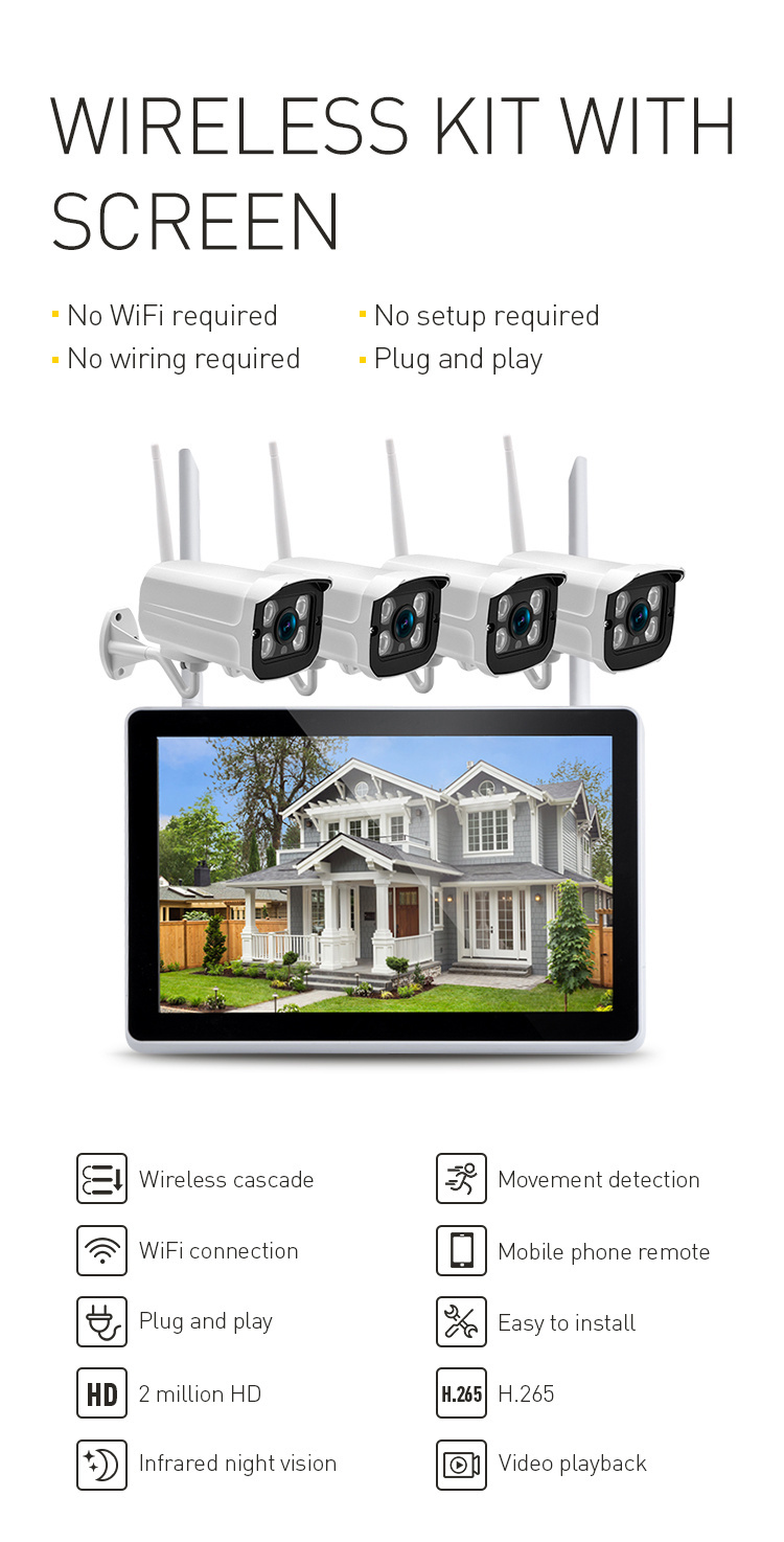 Tuya Smart Wireless Security Smart Home Remote Control Motion Detection Camera