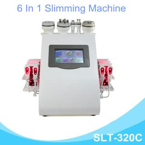 Quality 6 In 1 Lipo Laser Slimming Machine , Vaccum Cavitation RF Fat Removal Device wholesale