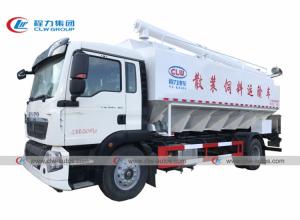Quality Sinotruk Howo 4x2 6 Wheeler 18cbm Grain Delivery Truck With Hydraulic Auger wholesale