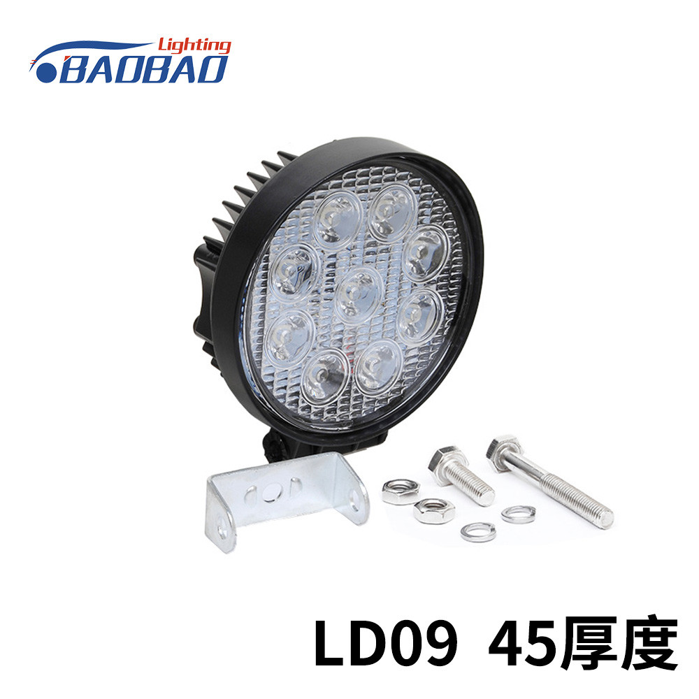 LD09 45mm 27W 9LED led work light