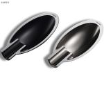 Black Plated 165*35mm Reusable Portable Pocket Ashtray / Vintage Personal