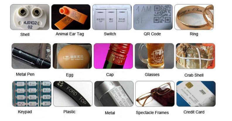 20w 30w Fiber Laser Marking System 1064nm For Metal Marking / Engraving