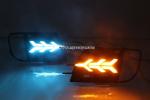 VW Tiguan Volkswagen DRL LED Daytime driving turn signal Fog Lights