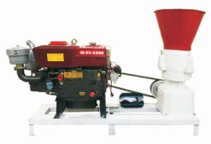 Quality Poultry Diesel Feed Pellet Making Machine Strong And Stable 8 - 22hp Flat Die 380V wholesale