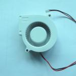 White Plastic DC Blower Fan 12V Waterproof Ip68 Low Noise Sleeve / Ball Bearing