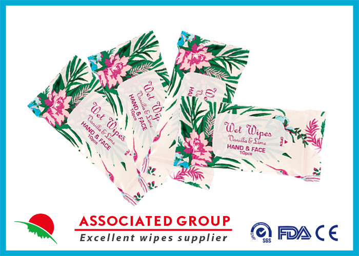Bathroom Keup Remover Wipes , Feminine Cleansing Wipes Fresh Scents For Women