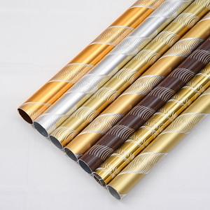 Quality Industial Anti Brass Embossed Engraving Pipe Curtain Pole wholesale