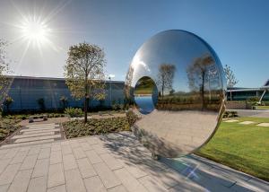 Quality Morden Highly Polished Stainless Steel Sculpture Torus For Lawn Featuring wholesale