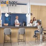 E0 Grade Wood Material Wall Hanging Kitchen Cabinet for Modern European Style