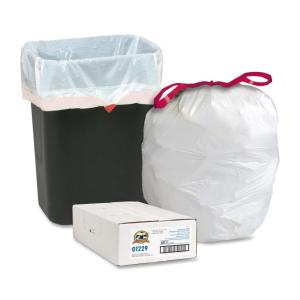 Quality Colorful Biodegradable Garbage Bags , Custom Printed Drawstring Trash Bags wholesale