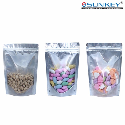 Heat Seal Ziplockk Packaging Bag Stand Up Pouch